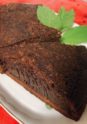 混ぜるだけチョコシロップケーキ(無水鍋)-レシピのメイン写真