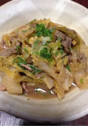 白菜たっぷり牛肉煮込み-レシピのメイン写真