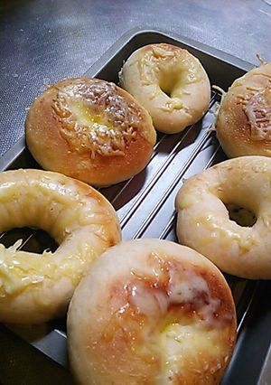 ボルケーノ風ベーグル-レシピのメイン写真