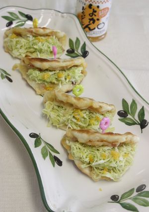 春キャベツのプチオムレット風-レシピのメイン写真