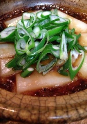 とろりんねぎ餅-レシピのメイン写真