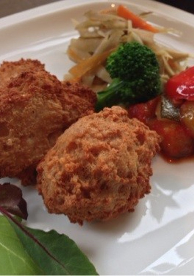 豆腐で増量ひき肉の唐揚げ風-レシピのメイン写真