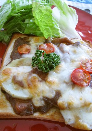 じゃがカレーのチーズ焼きトースト-レシピのメイン写真