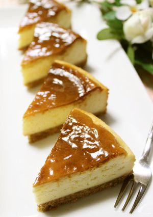 ミキサーで簡単＊濃厚ベイクドチーズケーキ-レシピのメイン写真