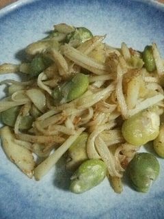 ジャガイモと空豆炒め-レシピのメイン写真