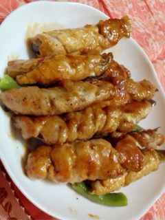 簡単!茄子の豚肉巻き♡-レシピのメイン写真