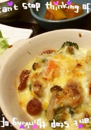 リメイクで簡単グラタン♪昨夜のシチューで-レシピのメイン写真