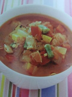 簡単!!トマトでミネストローネ-レシピのメイン写真