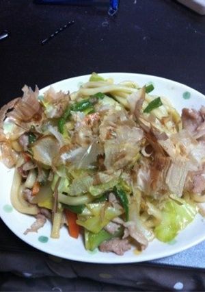 わが家の焼きうどん☆しょうゆ風味-レシピのメイン写真
