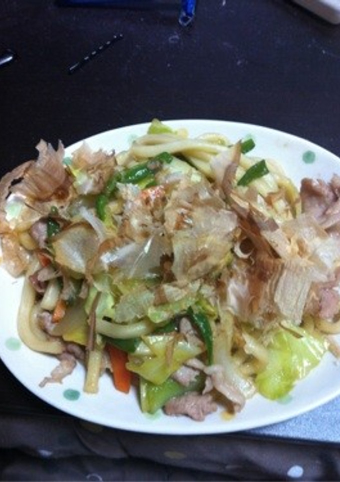 わが家の焼きうどん☆しょうゆ風味-レシピのメイン写真