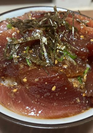鰹のごまたっぷり漬け丼-レシピのメイン写真
