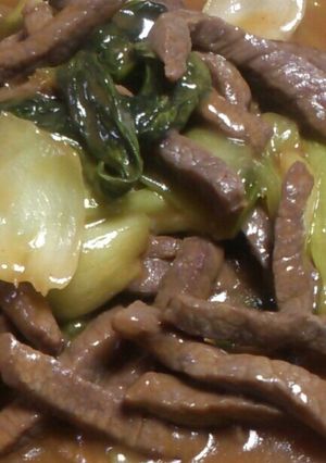 ♪♪とろーり牛肉とチンゲン菜♪♪-レシピのメイン写真