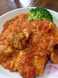 鶏とキャベツのトマト煮込み〜パスタにも〜-レシピのメイン写真