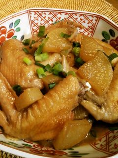 手羽先と大根の煮もの♪-レシピのメイン写真