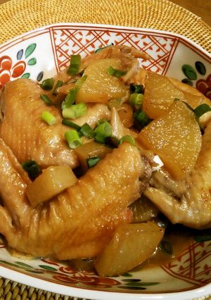 手羽先と大根の煮もの♪-レシピのメイン写真