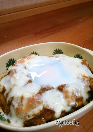 簡単リメイク☆焼きカレーパングラタン♪-レシピのメイン写真