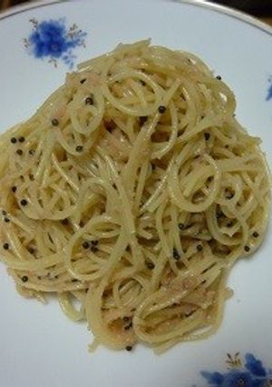 代用キャビアと明太マヨのパスタ-レシピのメイン写真