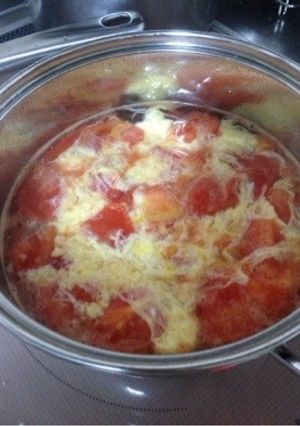 トマトと卵のスープ-レシピのメイン写真
