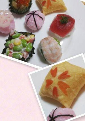 手まり寿司(たまご包み)-レシピのメイン写真