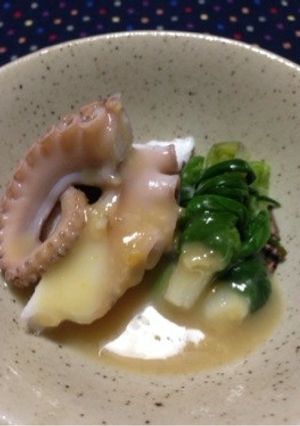 わけぎとタコのからし酢味噌-レシピのメイン写真