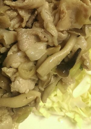 豚肉ニンニク大葉炒め-レシピのメイン写真