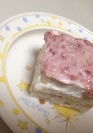 (離乳食)材料2つで簡単ケーキ!-レシピのメイン写真