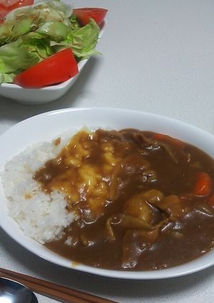 チーズカレー【自炊１食目】-レシピのメイン写真