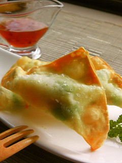 海老と枝豆とヨーグルト*ワンタン揚げ*-レシピのメイン写真