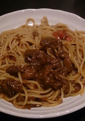 カレーリメイク ♪カレーパスタ-レシピのメイン写真