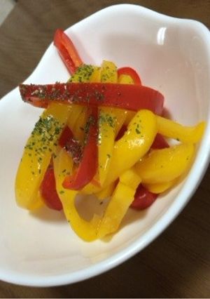 あと一品すぐ出来るイタリアンなパプリカ-レシピのメイン写真