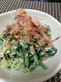 貝割れほうれん草サラダ-レシピのメイン写真
