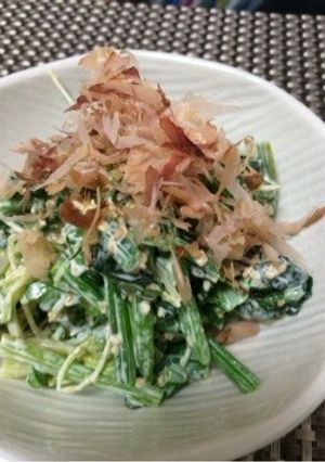 貝割れほうれん草サラダ-レシピのメイン写真