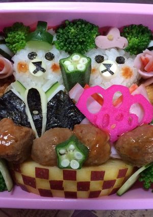 お弁当 おひなさま-レシピのメイン写真