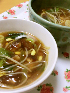 干し椎茸で旨味アップ☆野菜キムチスープ-レシピのメイン写真