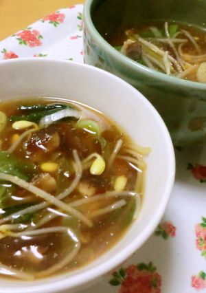 干し椎茸で旨味アップ☆野菜キムチスープ-レシピのメイン写真