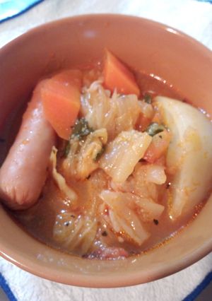 野菜たっぷりミネストローネ-レシピのメイン写真