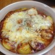 ポテトとミートソースのオーブン焼き