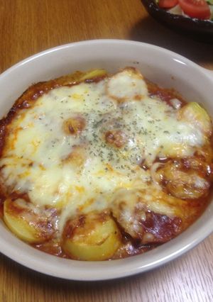 ポテトとミートソースのオーブン焼き-レシピのメイン写真