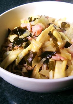 春野菜たっぷりあんかけ焼き『蕎麦』-レシピのメイン写真