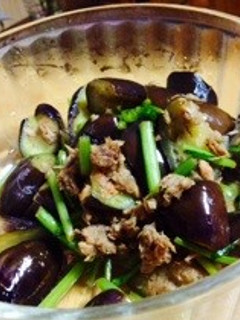 お茄子とシーチキンの炒め-レシピのメイン写真