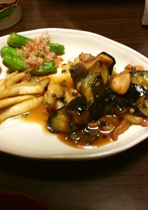 茄子とチキンのネギ味噌炒め-レシピのメイン写真