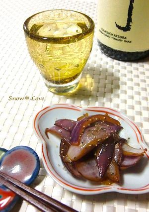 簡単おつまみ☆醤油で仕上げる玉葱のソテー-レシピのメイン写真