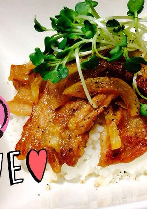 スタミナ豚丼-レシピのメイン写真