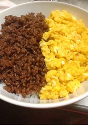 ♡そぼろ丼♡-レシピのメイン写真