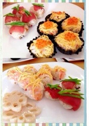 簡単かわいい手まり寿司！雛祭りやお誕生日-レシピのメイン写真