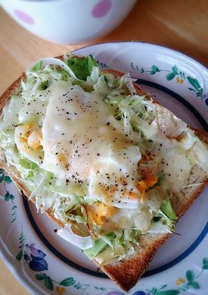 ランチにも♡サラダトースト♡-レシピのメイン写真