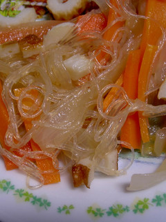 息子のごはん(春雨と野菜の炒め物)-レシピのメイン写真