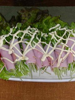 簡単かいわれロール-レシピのメイン写真