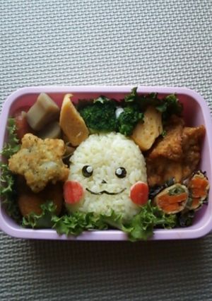 ピカチュウ★キャラ弁-レシピのメイン写真