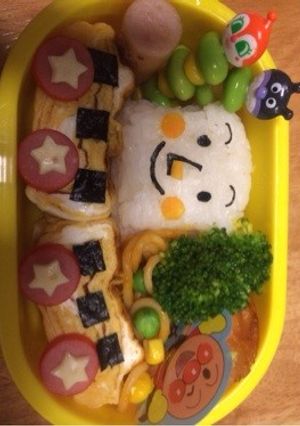 キャラ弁☆しょくぱんまん!!電車にのる-レシピのメイン写真
